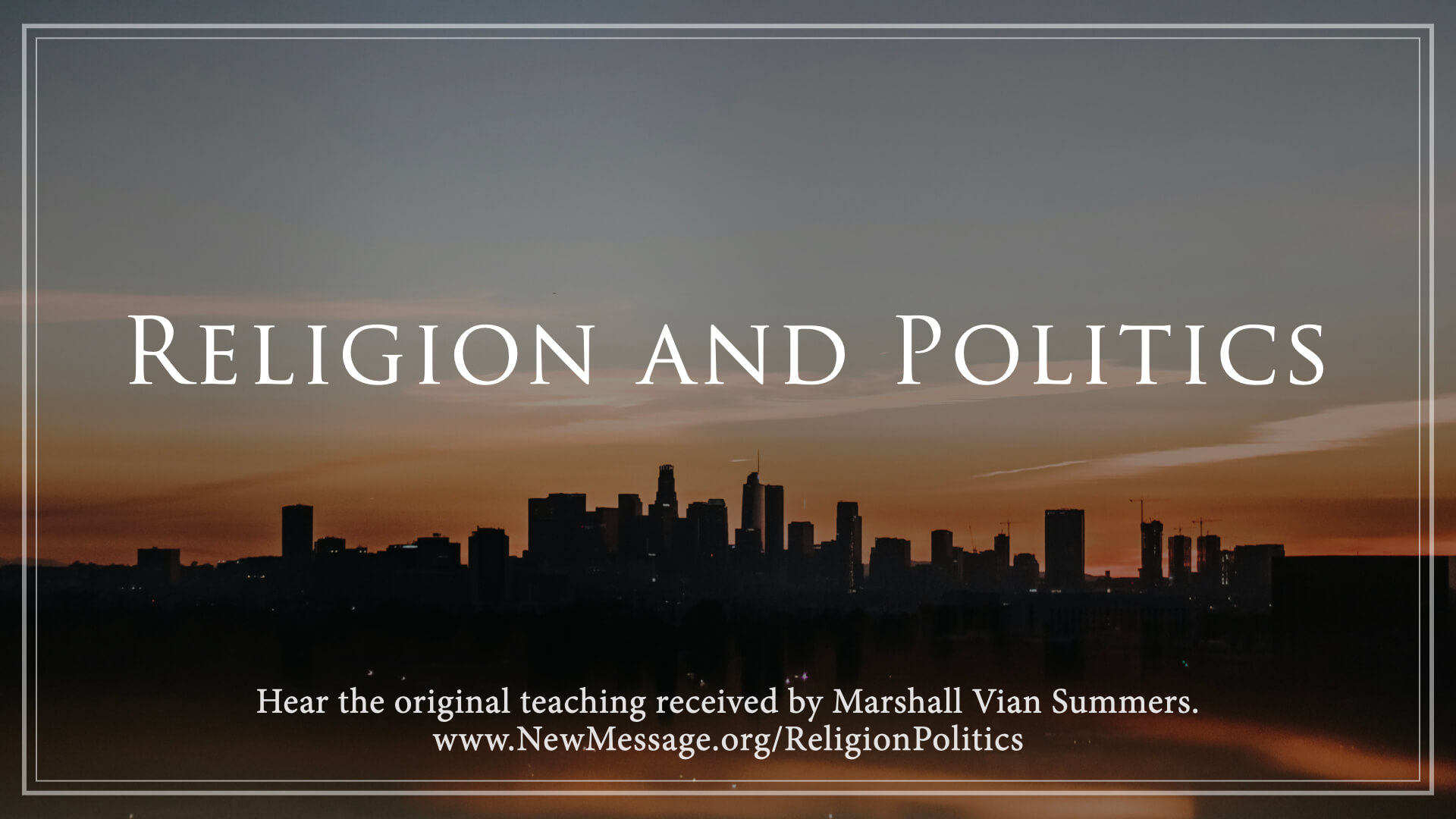 Religion and Politics