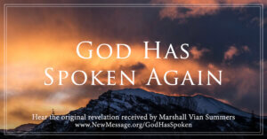 GHS – Chapter 4 – God has Spoken Again